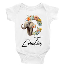 Load image into Gallery viewer, Personalised Animal Alphabet Bodysuit