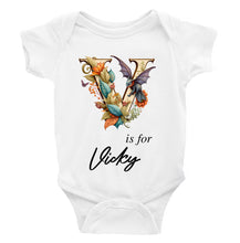 Load image into Gallery viewer, Personalised Animal Alphabet Bodysuit
