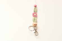 Load image into Gallery viewer, Personalised Flower Lanyard