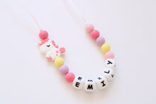 Load image into Gallery viewer, Kids Necklace- Silicone Pink Unicorn