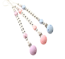 Load image into Gallery viewer, Silicone Dummy clip with name