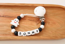 Load image into Gallery viewer, Persoanlised Dummy clip - White Ghost
