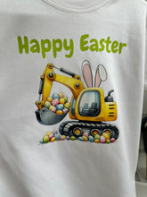 Load image into Gallery viewer, Happy Easter Yellow Digger T-shirt