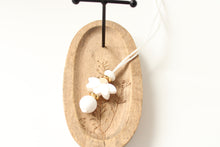 Load image into Gallery viewer, White Floral Nursing Necklace