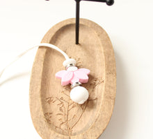 Load image into Gallery viewer, Pink Floral Nursing Necklace