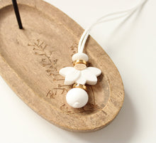 Load image into Gallery viewer, White Floral Nursing Necklace