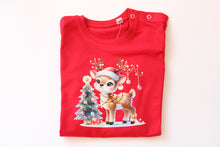Load image into Gallery viewer, Rudolph Christmas long sleeve top