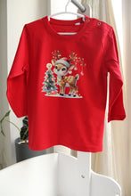 Load image into Gallery viewer, Rudolph Christmas long sleeve top
