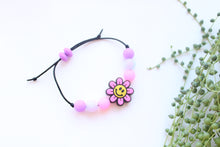 Load image into Gallery viewer, Glow in dark Bracelet -Pink Flower