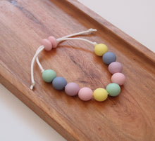 Load image into Gallery viewer, Pastel Rainbow Adjustable Bracelet