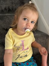 Load image into Gallery viewer, Personalised Alphabet Deer Bodysuit - Pink Letter