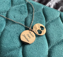 Load image into Gallery viewer, Personalised 14k Rose Gold Name Necklace Engraved Stainless Steel Keepsake