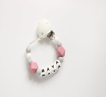 Load image into Gallery viewer, Personalised Dummy clip Blush