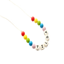 Load image into Gallery viewer, Personalised Rainbow Kids Necklace