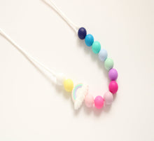 Load image into Gallery viewer, Kids Silicone Rainbow necklace
