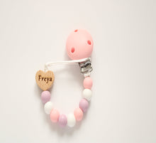 Load image into Gallery viewer, Personalised Dummy clip with engraved name