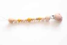 Load image into Gallery viewer, Personalised Engraved Wooden & Silicone Dummy clip