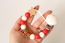 Load image into Gallery viewer, Personalised Christmas Dummy clip