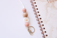 Load image into Gallery viewer, Personalised Flower Daisy Engraved Lanyard