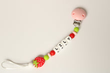 Load image into Gallery viewer, Personalised Strawberry Dummy Clip