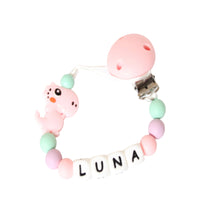 Load image into Gallery viewer, Pink Dinosaur Dummy Clip