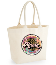 Load image into Gallery viewer, Beach Bag - Mama Leopard print