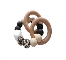 Load image into Gallery viewer, Leopard print rattle toy