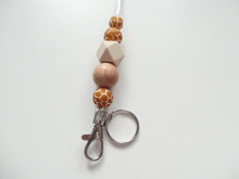 Load image into Gallery viewer, Personalised Engraved Lanyard, Beaded Lanyard