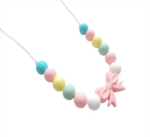 Load image into Gallery viewer, Pink Bow Kids Necklace