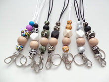 Load image into Gallery viewer, Personalised Engraved Lanyard, Beaded Lanyard