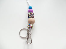 Load image into Gallery viewer, Personalised Engraved Lanyard, Beaded Lanyard