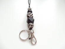 Load image into Gallery viewer, Teachers Lanyard, Beaded Lanyard Safari Prints
