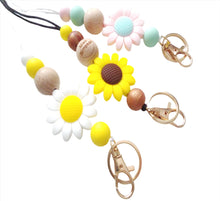Load image into Gallery viewer, Personalised Sunflower Engraved Lanyard