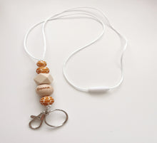 Load image into Gallery viewer, Personalised Engraved Lanyard, Beaded Lanyard