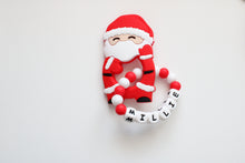 Load image into Gallery viewer, Personalised Silicone Santa Claus Teething Ring