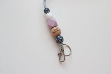 Load image into Gallery viewer, Personalised Engraved Lanyard, Beaded Lanyard