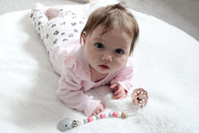 Load image into Gallery viewer, Personalised Dummy Clip - Grey, White & Pink