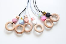 Load image into Gallery viewer, Personalised Engraved Teething Necklace