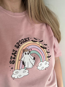 Stay Spooky Halloween Ladies t-shirt - organic cotton