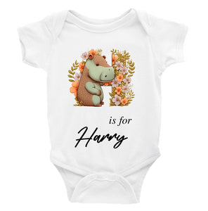 Personalised Animal Alphabet Bodysuit