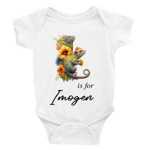 Personalised Animal Alphabet Bodysuit