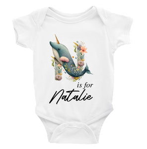 Personalised Animal Alphabet Bodysuit