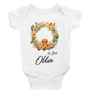 Personalised Animal Alphabet Bodysuit