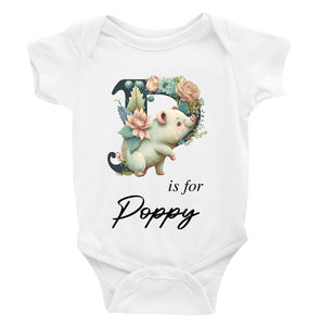 Personalised Animal Alphabet Bodysuit