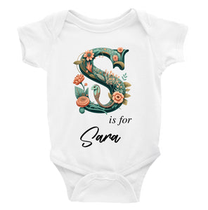 Personalised Animal Alphabet Bodysuit