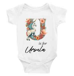 Personalised Animal Alphabet Bodysuit