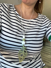 Load image into Gallery viewer, Teething Necklace - Sage Leaf
