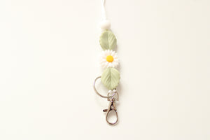 Personalised Flower Lanyard