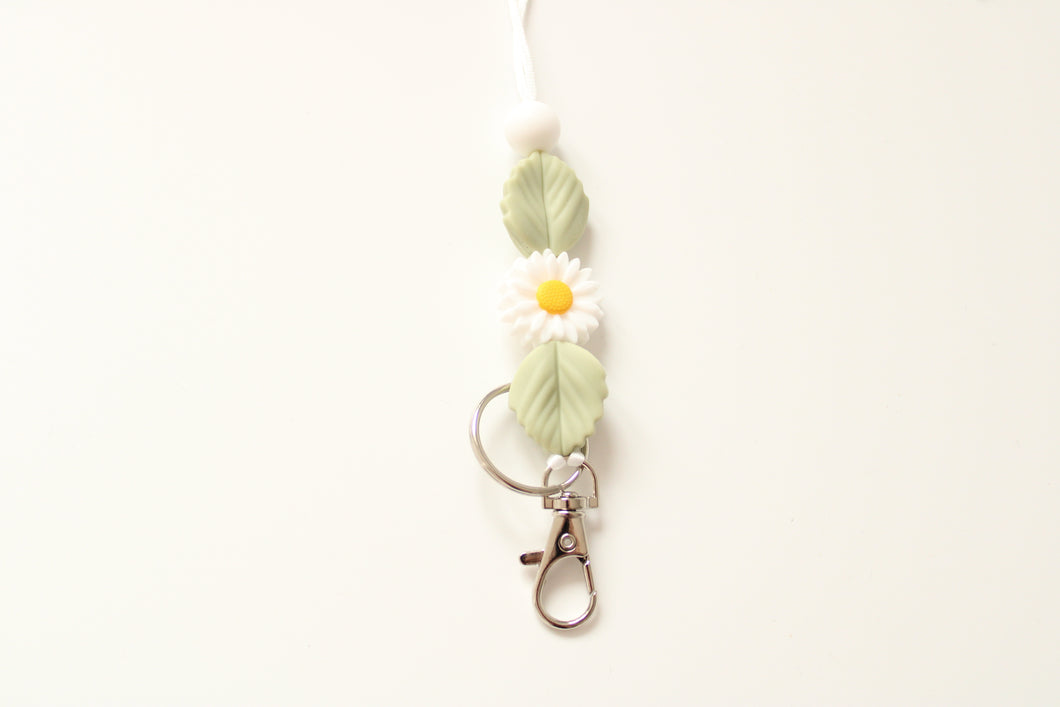 Personalised Flower Lanyard