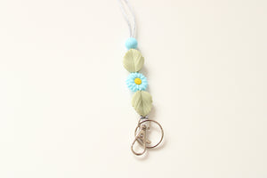 Personalised Flower Lanyard